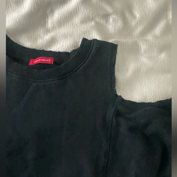 NWT n:Philanthropy Ventura Sweatshirt In Black Size Small - Picture 3 of 5